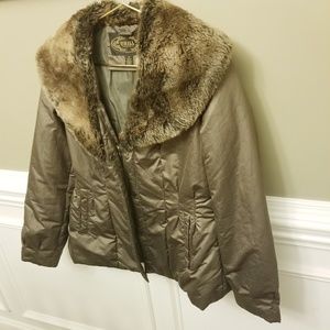 Couture Faux Fur Puffer Jacket